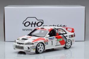 Mitsubishi Lancer Evo 4 T. Makinen / S. Harjanne Rally Catalunya 1997 Otto 1:18 OT409 Hars — afbeelding 6 van 6