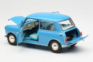 Morris Mini Minor Blauw Kyosho 1:18 08964BL Metaal — afbeelding 5 van 8