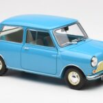 Morris Mini Minor Blauw Kyosho 1:18 08964BL - image 6 of 8