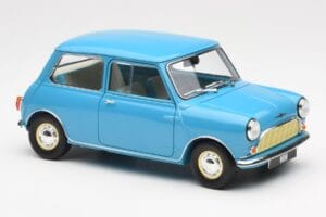 Morris Mini Minor Blauw Kyosho 1:18 08964BL Metaal — afbeelding 6 van 8