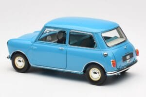 Morris Mini Minor Blauw Kyosho 1:18 08964BL Metaal — afbeelding 7 van 8