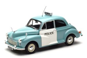 Morris Minor Politie Blauw & Wit Minichamps 1:18