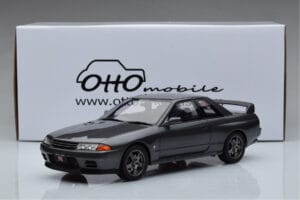 Nissan Skyline GT-R BNR32 Nismo Grijs Otto 1:18 OT411 Hars — afbeelding 6 van 6