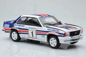 Opel Ascona 400 Rothmans #1 W. Rohrl / C. Geistdorfer Rally Acropolis 1982 IXO 1:18 18RMC097A Metaal — afbeelding 4 van 6