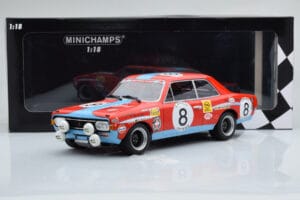 Opel Commodore A Steinmetz #8 Tuerlinx / T. Pilette 24 Hours of Spa 1972 Minichamps 1:18 155724608 Metaal — afbeelding 6 van 6