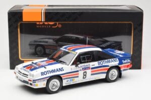 Opel Manta 400 Rothmans #8 J. McRae / I. Grindrod Lombard RAC Rally 1983 IXO 1:18 18RMC038A Metaal — afbeelding 6 van 6