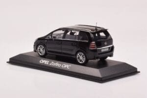 Opel Zafira B OPC Zwart Minichamps 1:43 1799622 Metaal — afbeelding 3 van 4