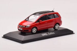 Opel Zafira B OPC Rood Minichamps 1:43 400045300 Metaal — afbeelding 2 van 4