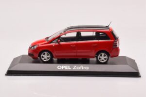 Opel Zafira B OPC Rood Minichamps 1:43 400045300