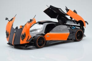 Pagani Zonda Cinque Oranje St Tropez Almost Real 1:18 850603001 Metaal — afbeelding 8 van 8