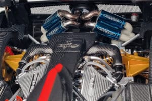 Pagani Zonda Cinque Wit Benny Almost Real 1:18 850601001 Metaal — afbeelding 9 van 12