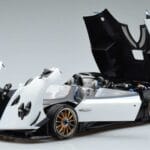 Pagani Zonda HP Barchetta Carbon Fiber Wit LCD 1:18 LCD18009 WH Metaal - image 2 of 9
