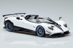Pagani Zonda HP Barchetta Carbon Fiber Wit LCD 1:18 LCD18009-WH Metaal — afbeelding 6 van 9