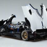 Pagani Zonda HP Barchetta Carbon Fiber Wit LCD 1:18 LCD18009 WH Metaal - image 7 of 9
