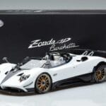 Pagani Zonda HP Barchetta Carbon Fiber Wit LCD 1:18 LCD18009 WH Metaal - image 9 of 9