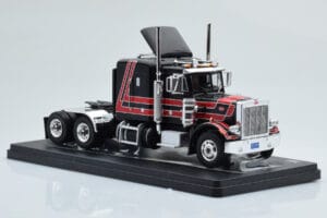 Peterbilt 359 Zwart Rood IXO 1:43 TR158 Metaal — afbeelding 3 van 4