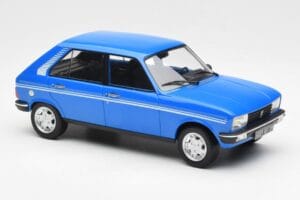 Peugeot 104 S Ibis Blauw Norev 1:18 184903 Metaal — afbeelding 4 van 6