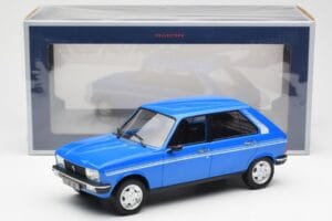 Peugeot 104 S Ibis Blauw Norev 1:18 184903 Metaal — afbeelding 6 van 6