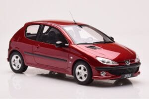 Peugeot 206 S16 Rood Otto 1:18 OT1039 Hars — afbeelding 4 van 6