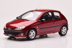 Peugeot 206 S16 Rood Otto 1:18 OT1039