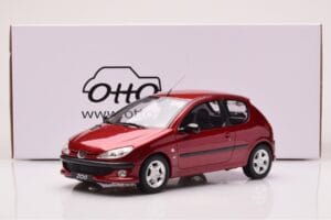 Peugeot 206 S16 Rood Otto 1:18 OT1039 Hars — afbeelding 6 van 6