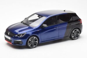 Peugeot 308 GTI Magnetic Blauw Zwart Otto 1:18 OT922