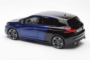 Peugeot 308 GTI Magnetic Blauw Zwart Otto 1:18 OT922 Hars — afbeelding 5 van 6