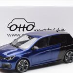 Peugeot 308 GTI Magnetic Blauw Zwart Otto 1:18 OT922 - image 6 of 6