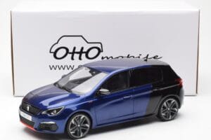 Peugeot 308 GTI Magnetic Blauw Zwart Otto 1:18 OT922 Hars — afbeelding 6 van 6
