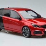 Peugeot 308 T9 GTI Rood Otto 1:18 OT368 Hars - image 4 of 6