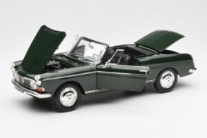 Peugeot 404 Cabriolet Antique Green Gelimiteerde Editie Norev 1:18 184829 Metaal — afbeelding 2 van 8