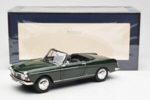 Peugeot 404 Cabriolet Antique Green Gelimiteerde Editie Norev 1:18 184829 Metaal — afbeelding 8 van 8