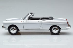 Peugeot 404 Cabriolet Zilver Norev 1:18 184835 Metaal — afbeelding 5 van 8