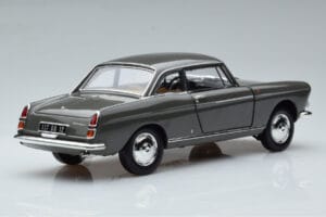Peugeot 404 Coupe Graphite Grijs Norev 1:18 184834 Metaal — afbeelding 3 van 7
