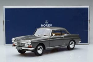 Peugeot 404 Coupe Graphite Grijs Norev 1:18 184834 Metaal — afbeelding 7 van 7