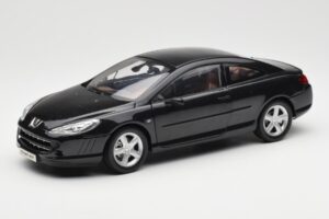 Peugeot 407 Coupe Zwart Norev 1:18