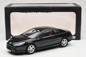 Peugeot 407 Coupe Zwart Norev 1:18 184752 Metaal — afbeelding 8 van 8