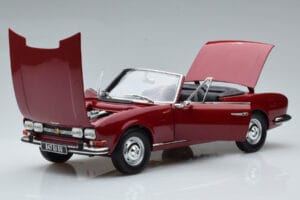 Peugeot 504 Cabriolet Rood Norev 1:18 184818 Metaal — afbeelding 2 van 8