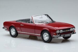 Peugeot 504 Cabriolet Rood Norev 1:18 184818 Metaal — afbeelding 6 van 8