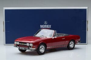 Peugeot 504 Cabriolet Rood Norev 1:18 184818 Metaal — afbeelding 8 van 8
