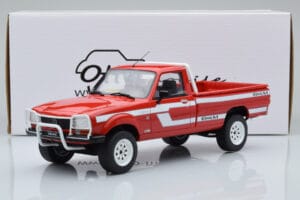 Peugeot 504 Dangel Pickup Rood Otto 1:18 OT436 Hars — afbeelding 6 van 6