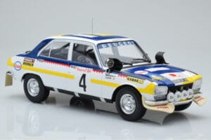 Peugeot 504 Ti #4 T. Makinen / H. Liddon Rally Morocco 1975 IXO 1:18 18RMC044B Metaal — afbeelding 4 van 6