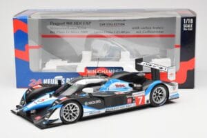 Peugeot 908 HDI FAP LMP1 #7 N. Minassian / P. Lamy / C. Klien 6th Place 24 Hours of Le Mans 2009 Minichamps 1:18 150091207 Me — afbeelding 6 van 6