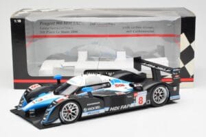 Peugeot 908 HDI FAP LMP1 #8 M. Lamy / S. Sarrazin / A. Wurz 5th Place 24 Hours of Le Mans 2008 Minichamps 1:18 150081208 Meta — afbeelding 6 van 6
