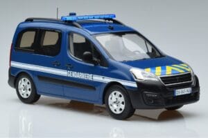 Peugeot Partner Gendarmerie Norev 1:18 184895 Metaal — afbeelding 4 van 6