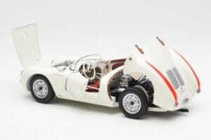 Porsche 550 Spyder 70 Jaar Editie Wit Schuco 1:18 450033300 Metaal — afbeelding 5 van 8
