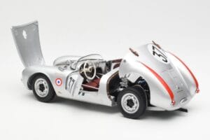 Porsche 550 RS Spyder #37 H. Polensky / R. von Frankenberg 24 Hours of Le Mans 1955 Schuco 1:18 450033400 Metaal — afbeelding 5 van 8