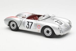Porsche 550 RS Spyder #37 H. Polensky / R. von Frankenberg 24 Hours of Le Mans 1955 Schuco 1:18 450033400 Metaal — afbeelding 6 van 8