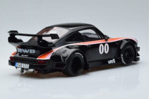 Porsche 911 930 RWB Yaju Zwart GT Spirit 1:18 GT413 Hars — afbeelding 2 van 6