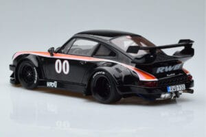 Porsche 911 930 RWB Yaju Zwart GT Spirit 1:18 GT413 Hars — afbeelding 5 van 6